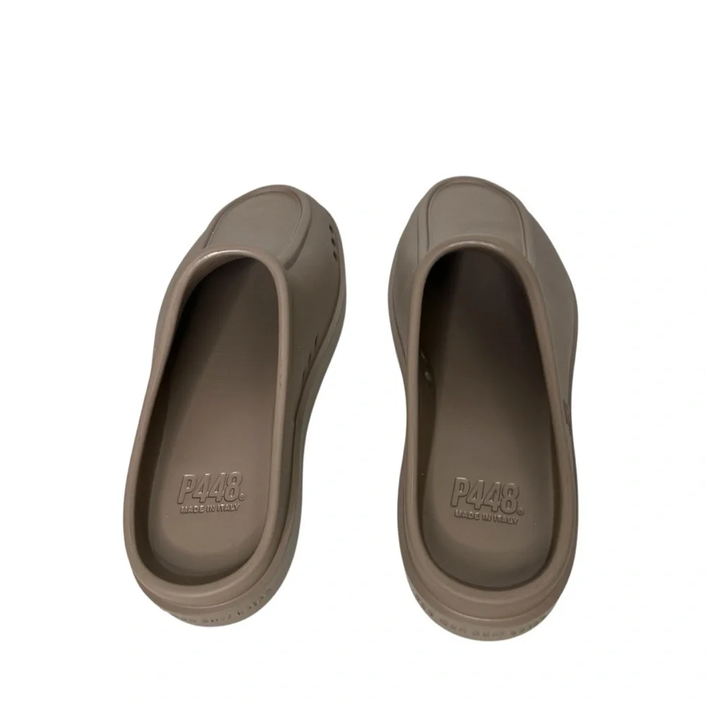 P448 Flo Clog Slip on Sandal Slide Mimetic Tan Unisex Italian EU 42/43 Size 9-10